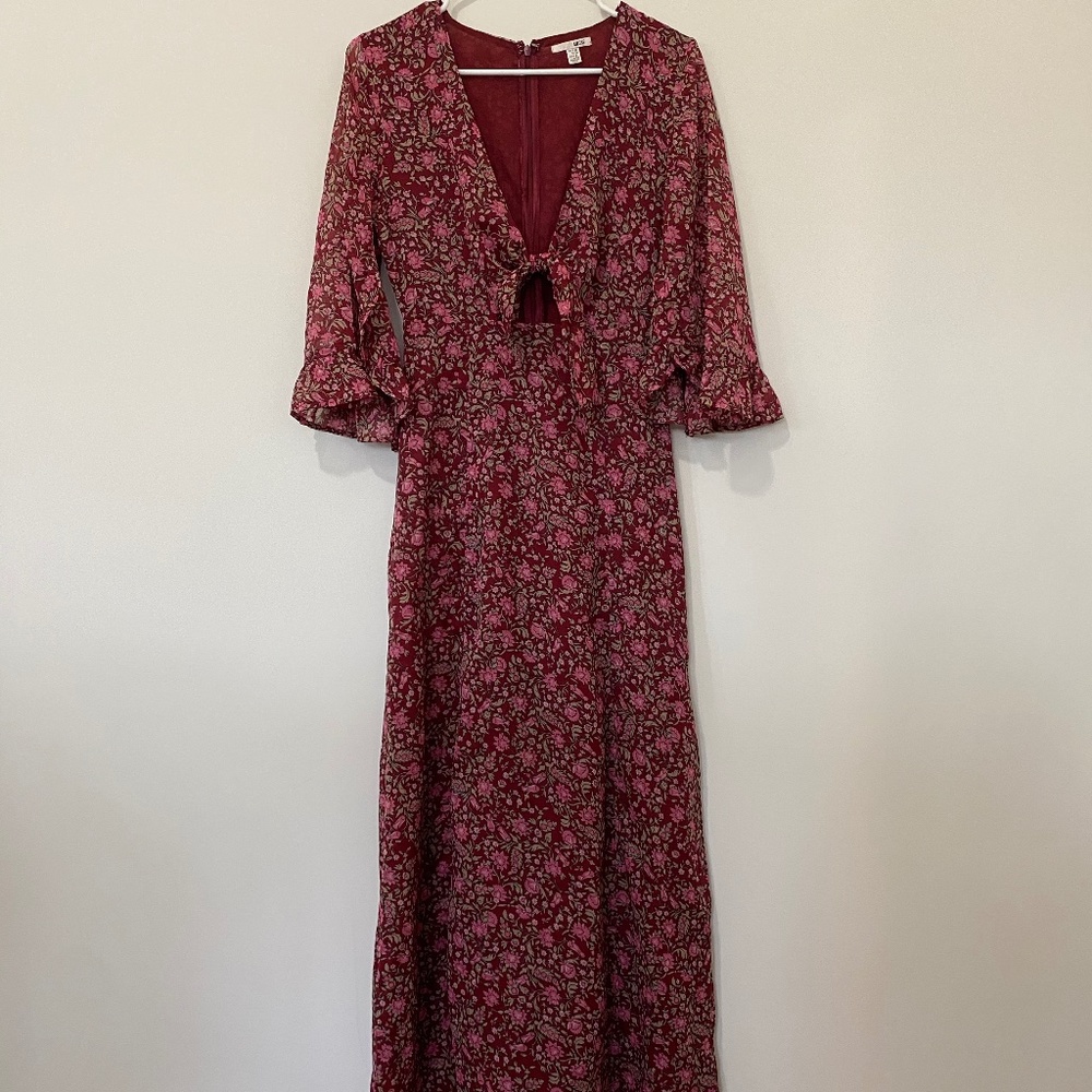 Amuse Society Printed Maxi Dress - SZ XS